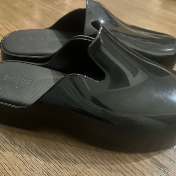 Melissa Shoes - Melissa Jelly Black Slip-On Clogs